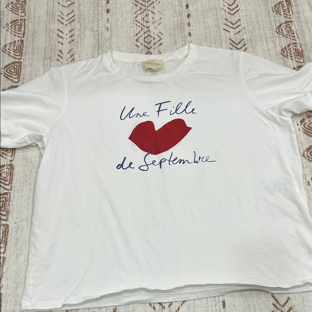 Sezane une fille de septembre t-shirt